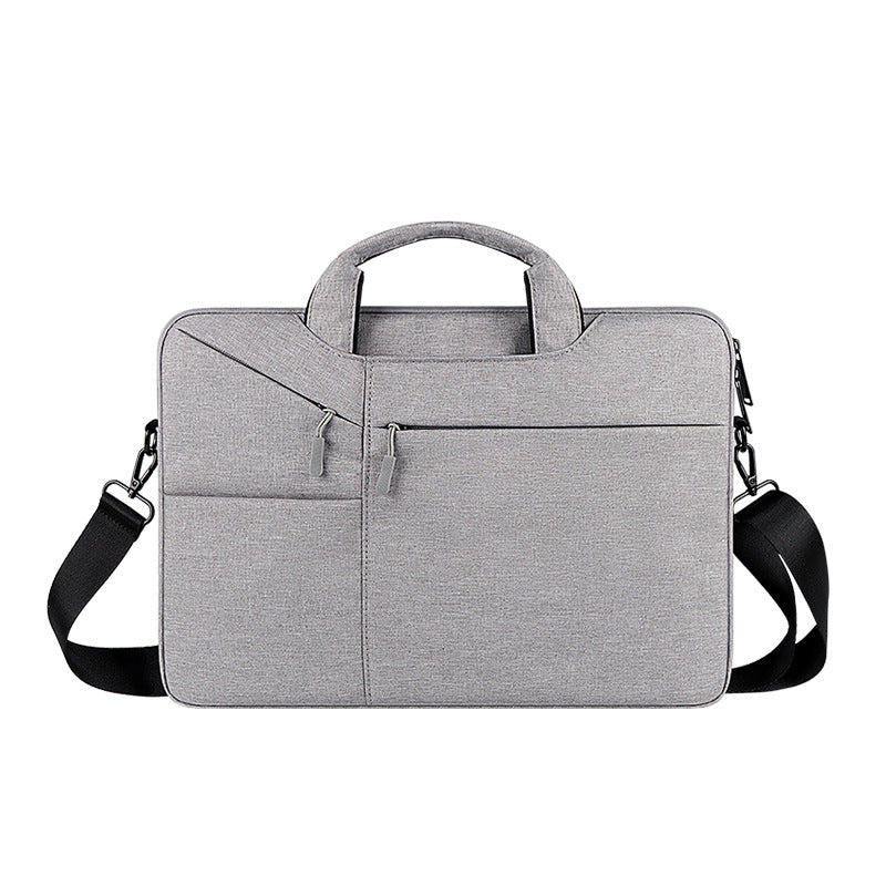 Oxford Cloth Solid Color One Shoulder Laptop Bag