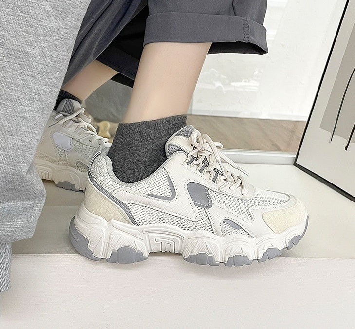 Spring And Autumn All-match Single Shoes Casual White Sneakers