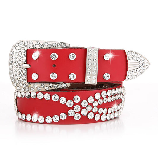 Belt Buckle Rivet Mid-heel Martin Boots