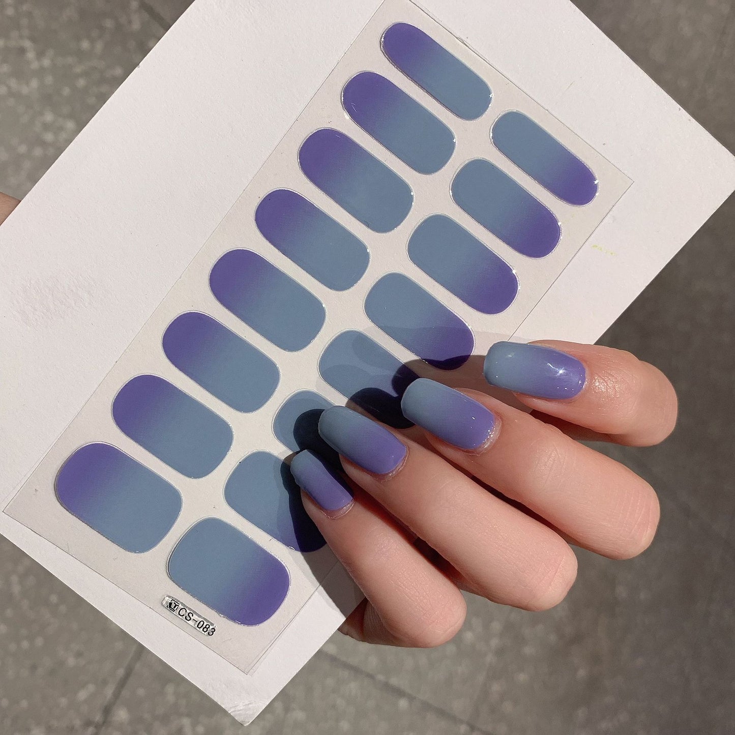Gradient Color Nail Sticker Spring And Summer Comely Finger