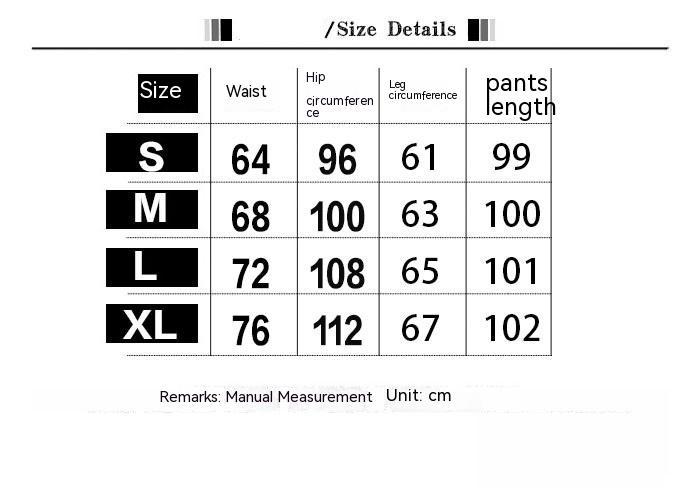 New Fried Street Fashion Cool Raw Hem High Waist Straight Mopping Pants