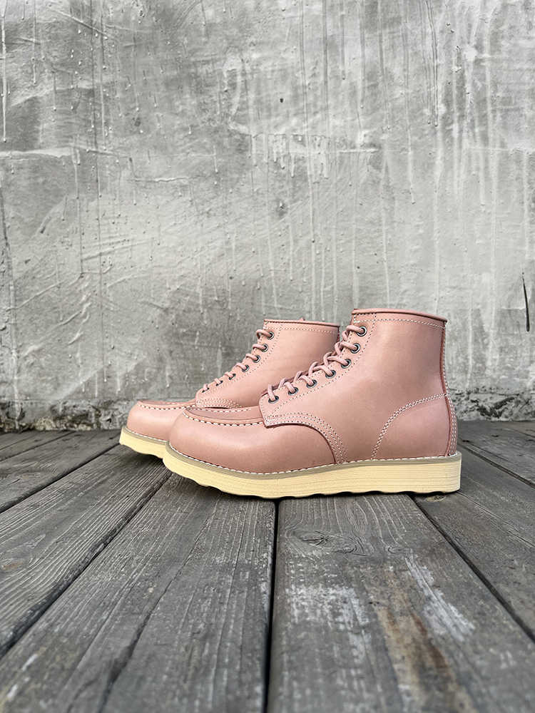 Women's Hard Leather Work Boots