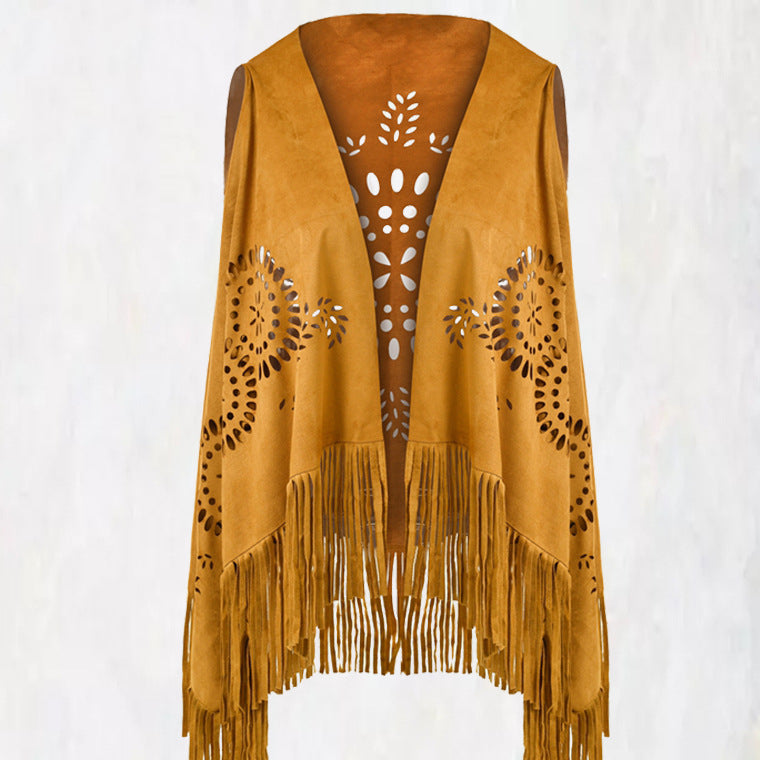 Variety Of Fashion Vest Europe And The United States Korean Style Hollow Shawl