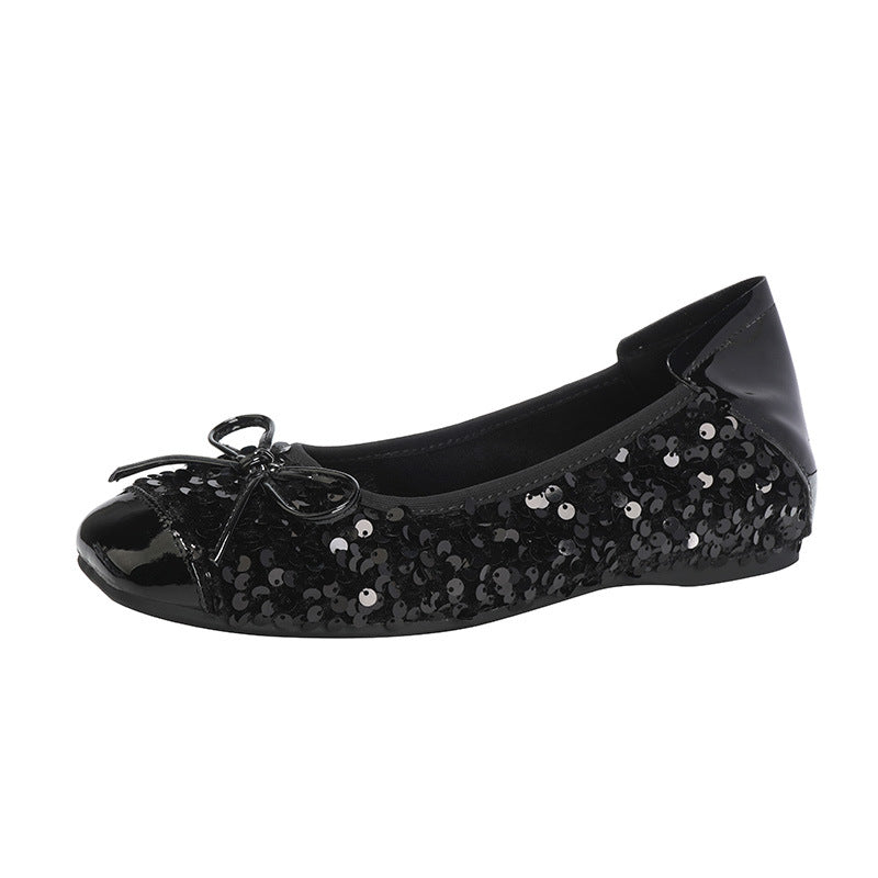 Soft Bottom Height Increasing Insole Breathable Mary Jane Shallow Mouth Pumps