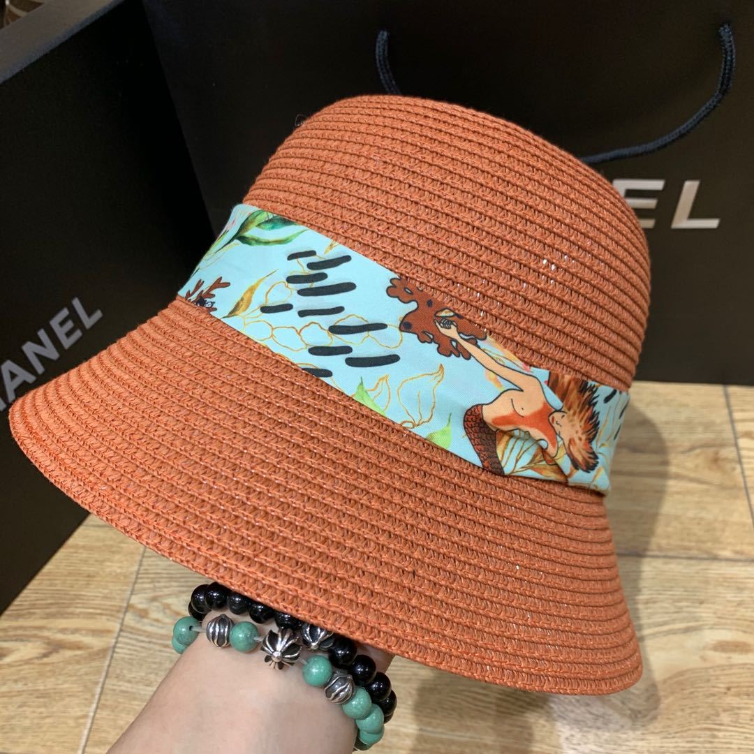 New Mermaid Ribbon Sunscreen Sunshade Bucket Hat