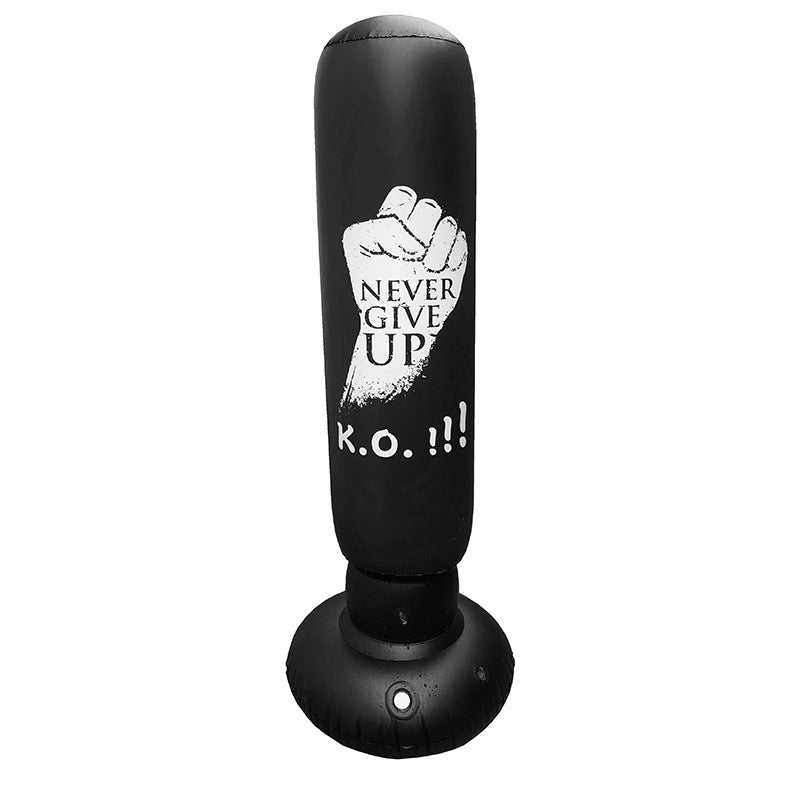Leather Pattern Inflatable Boxing Column Tumbler Children's Vertical Fitness Vent Toys
