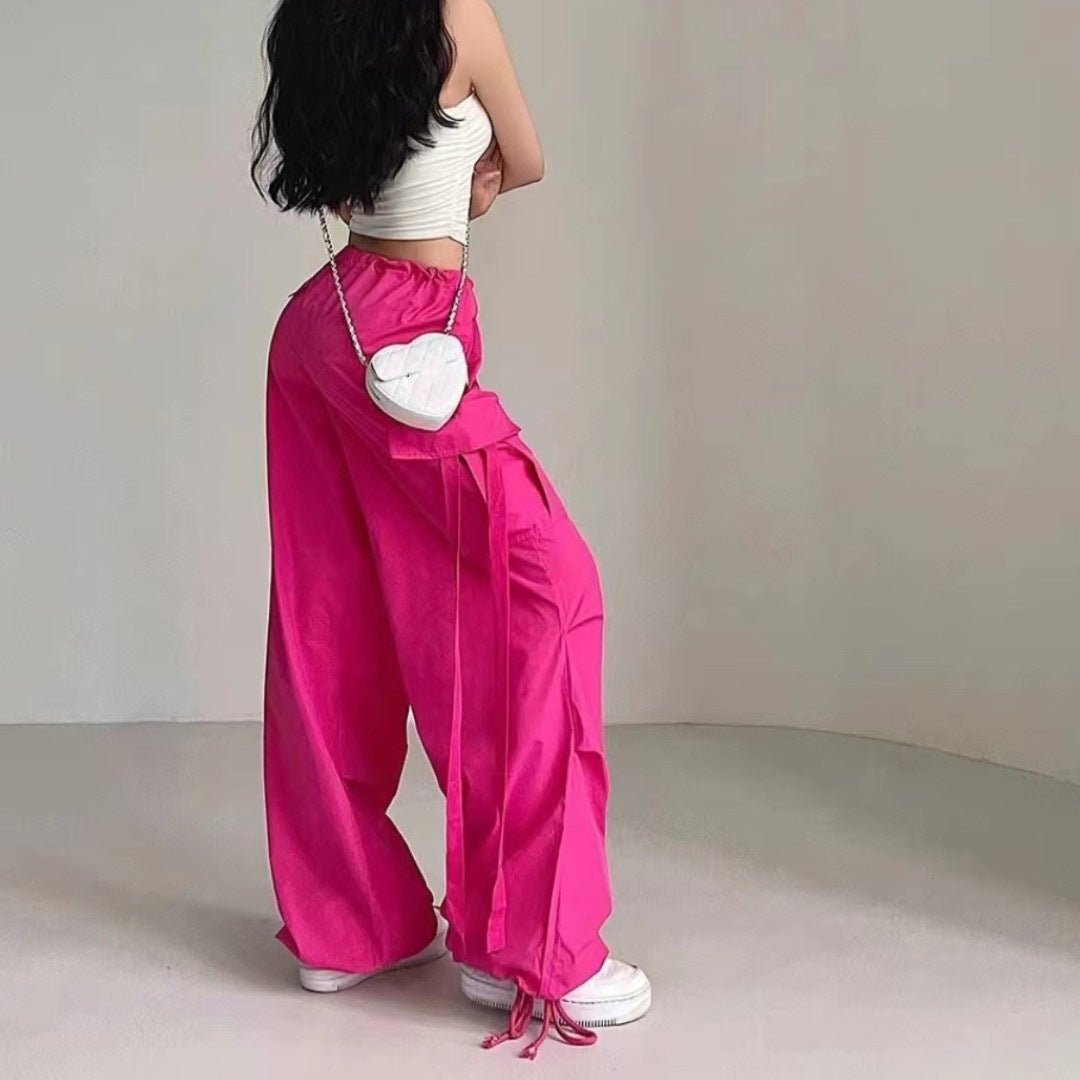 Women's Fashion Wide Leg Casual Trousers