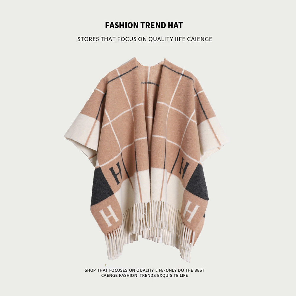 Women's Super Thick Casual Cape Coat
