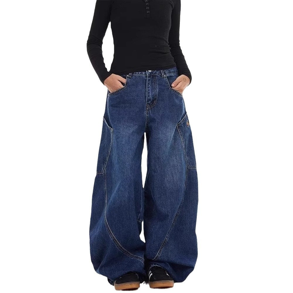 Design Large Pocket Machete Jeans For Men And Women