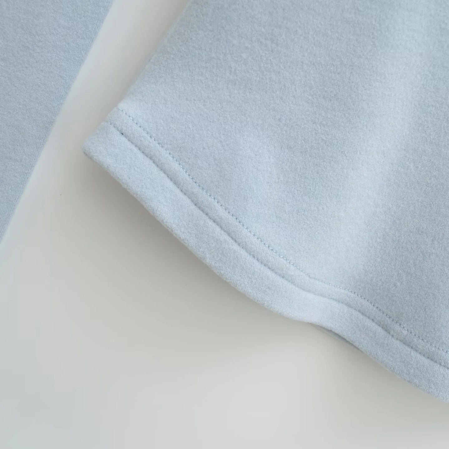 Double-sided Brushed Waist-cinching Warm Long-sleeve T-shirt