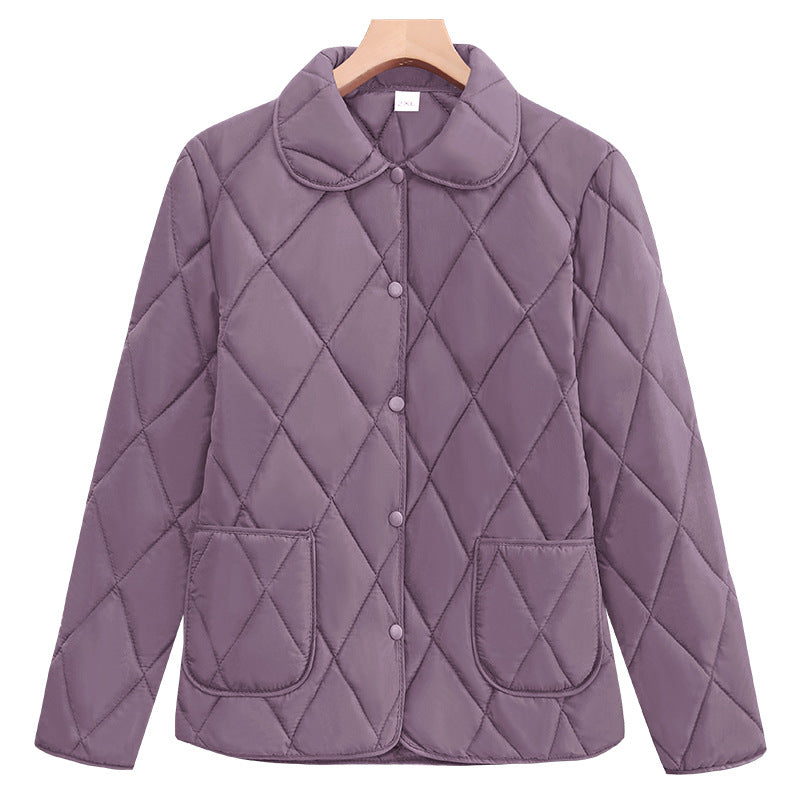 Women's Loose-fitting Lightweight Thin Coat Cotton-padded Jacket