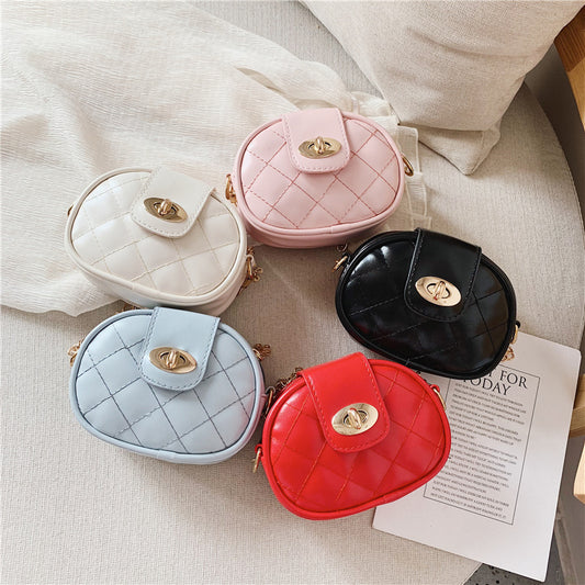 Children's mini diamond chain crossbody bag
