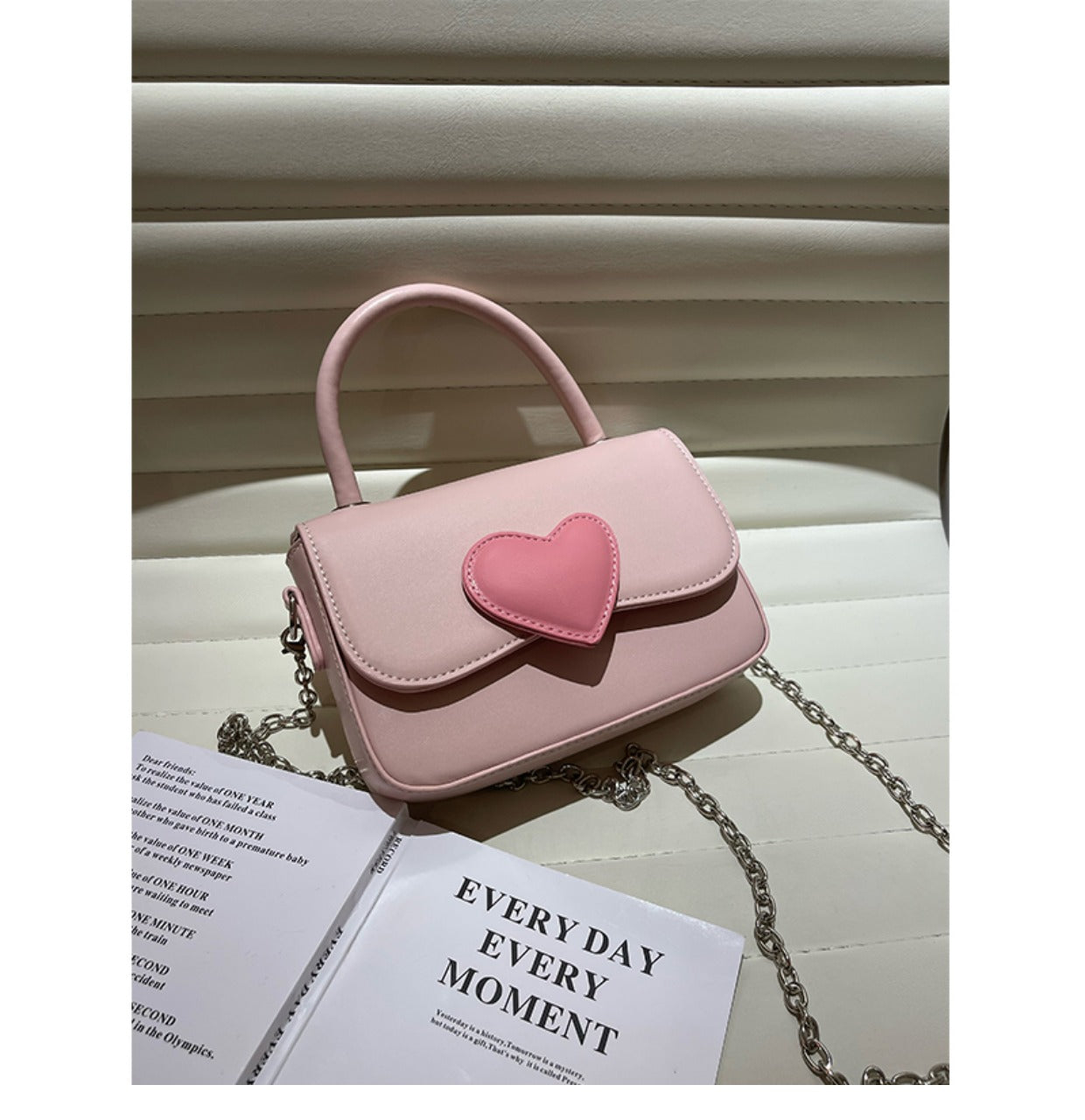 Love Contrast Color Girl Cute Small Square Bag