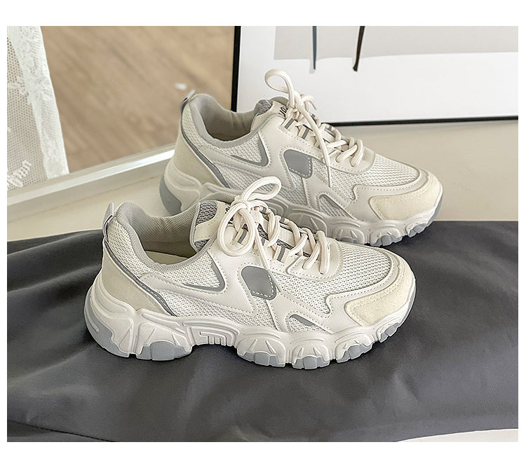 Spring And Autumn All-match Single Shoes Casual White Sneakers