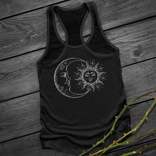 Universe Love White Black Vest T-shirt