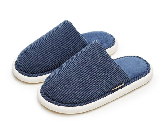 Cotton Slippers Ladies Autumn Winter Couple Home Indoor Warm Antibacterial Deodorant And Non-slip