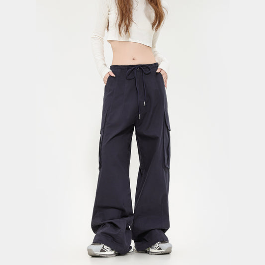 Waste Soil Style Maillard Overalls Fashion Brand Wide-leg Overalls