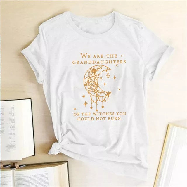 Loose Letter Print Women's T-Shirt