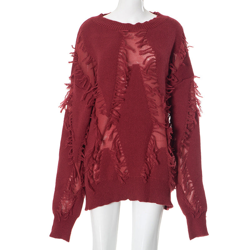 Women's Vintage Sweater Loose And Idle Knitted