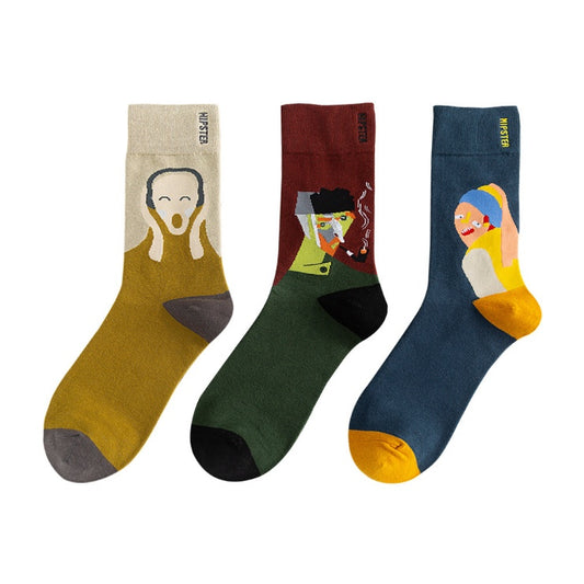 Personality and creativity hit color cotton socks
