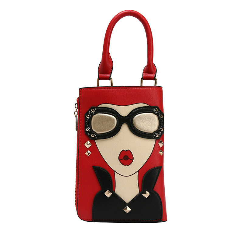 Versatile one-shoulder small square bag new