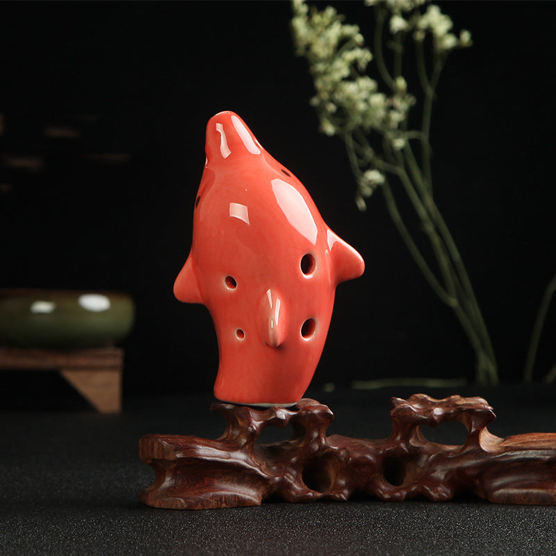 Upright Dolphin Series 6 Hole Ocarina