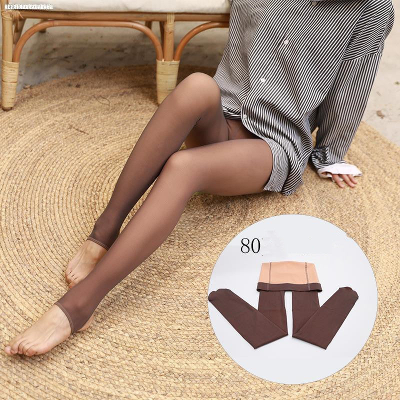 High-waisted belly leggings