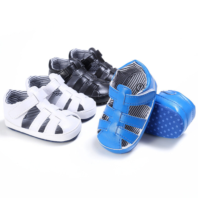 Baby Solid Color Soft-soled Hollow Toddler Sandals