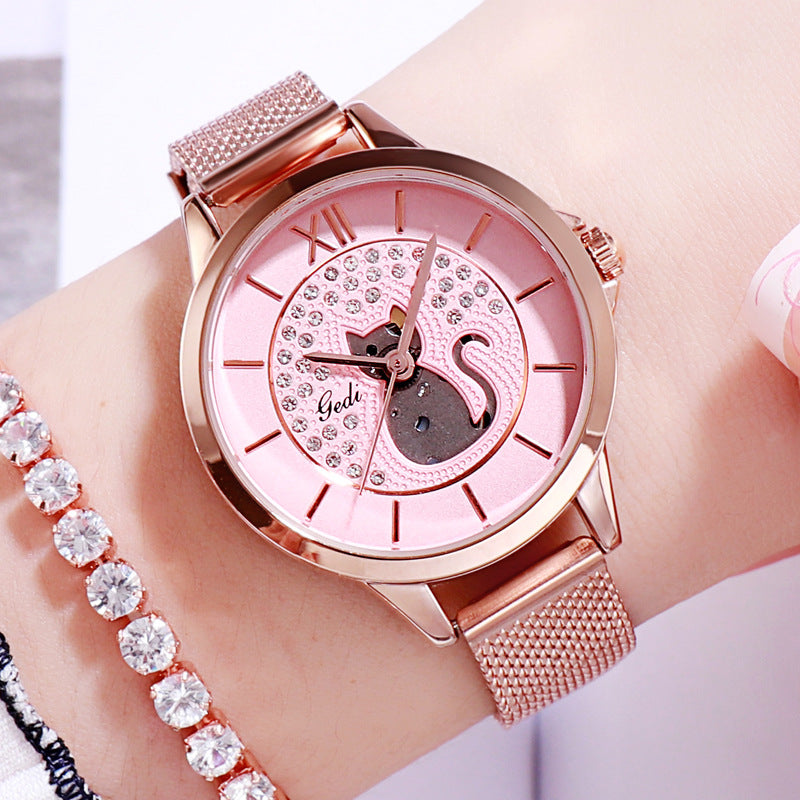 New cat diamond student watch