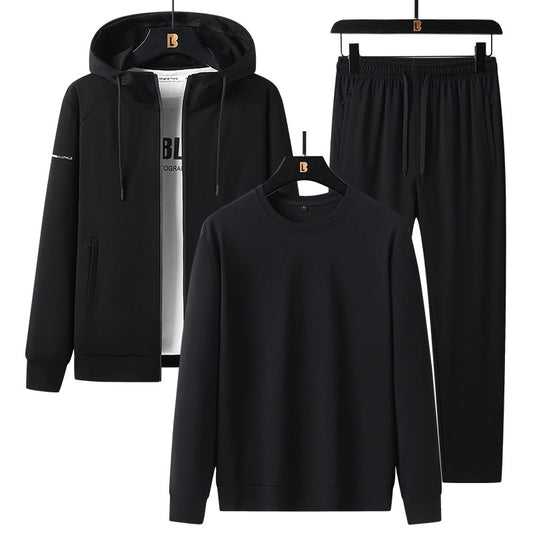 Spring And Autumn Men's Sports And Leisure Suit
