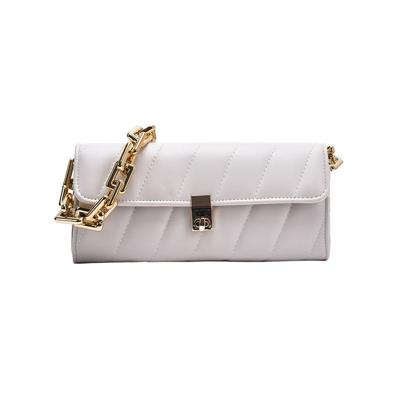 Fashion Lock OL Commuter Chain Women's Handbag