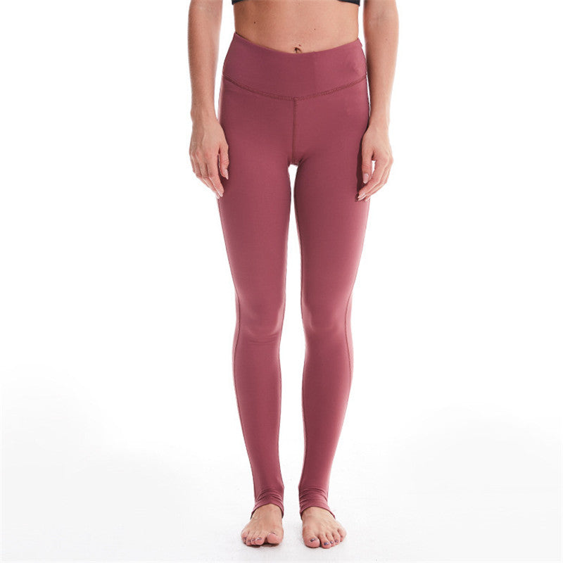 Nylon high-elastic yoga step pants