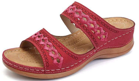 Handmade Stitching Hollow Casual Comfy Sandals