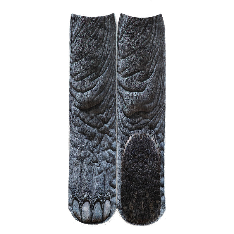 animal print socks 3D
