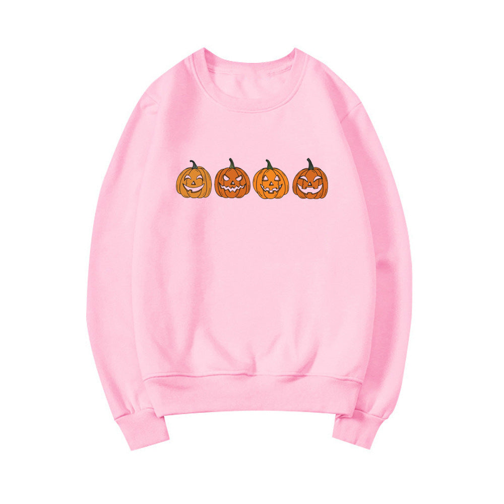 Halloween Ond Græskarhoved Sweater Sjovt Trykt Mode Fest Hættetrøje