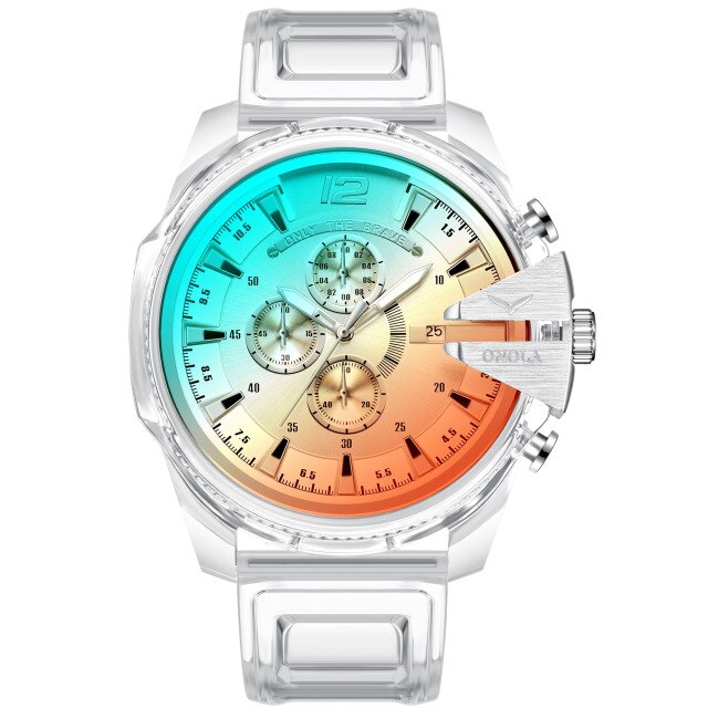 Plastic Ladies And Men Waterproof Tape Quartz Watch