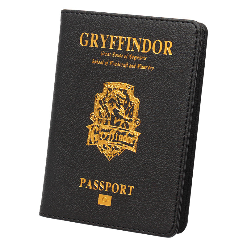 PU leather passport book ticket holder storage bag