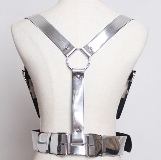 Gold mirror pu atmospheric moisture belt belt