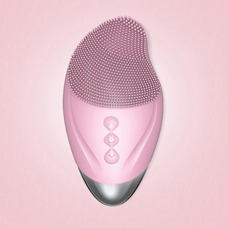 Waterproof silicone cleansing instrument