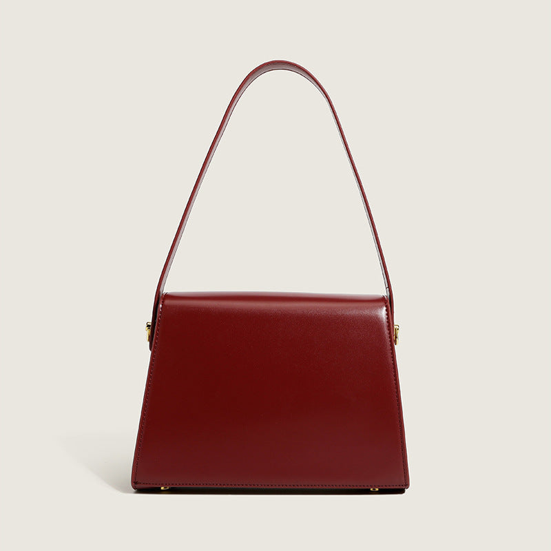 Solid Color Square Portable Shoulder Messenger Bag