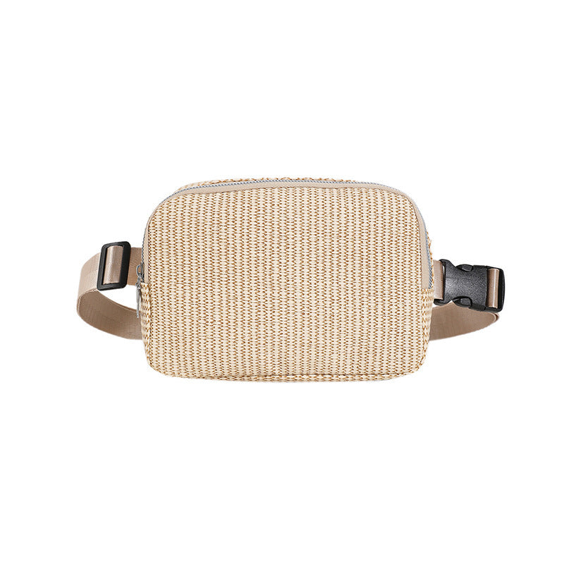Women's Simple And Lightweight Solid Color Waist Bag