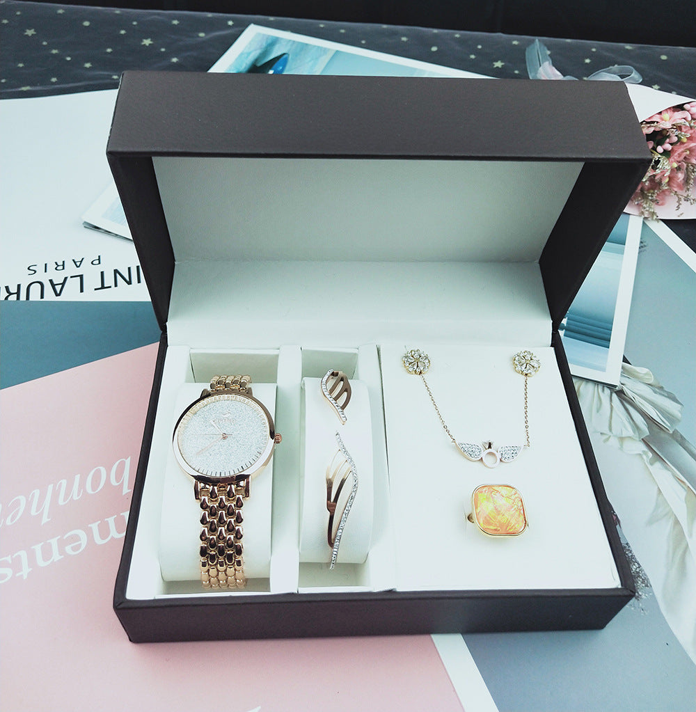 watch gift box set fashion decoration 5-piece