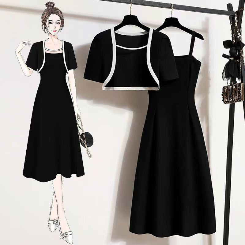 Womens Figure-flattering Versatile Slip Dress