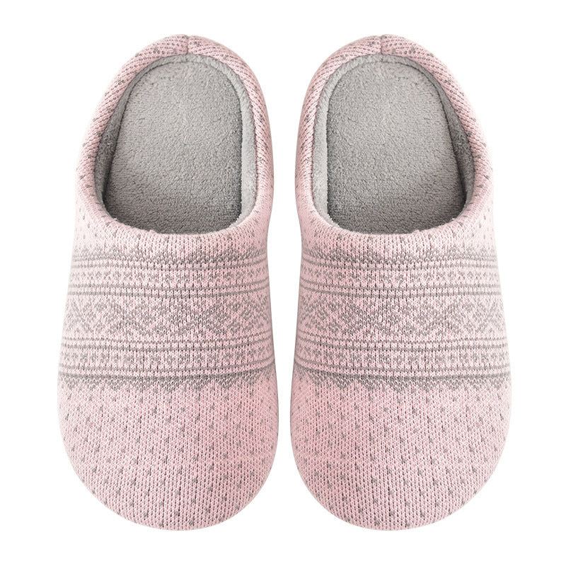 Plush padded slippers