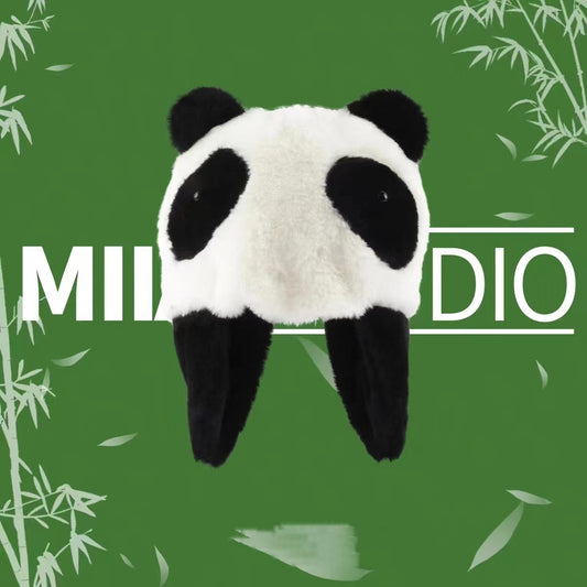 Cute And Cute Main Plush Panda Warm Hat