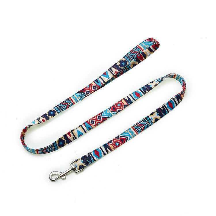 Ethnic bohemian colored traction rope