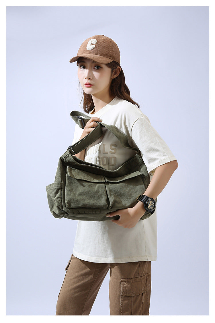 Artistic Youth Canvas Bag Tooling Shoulder