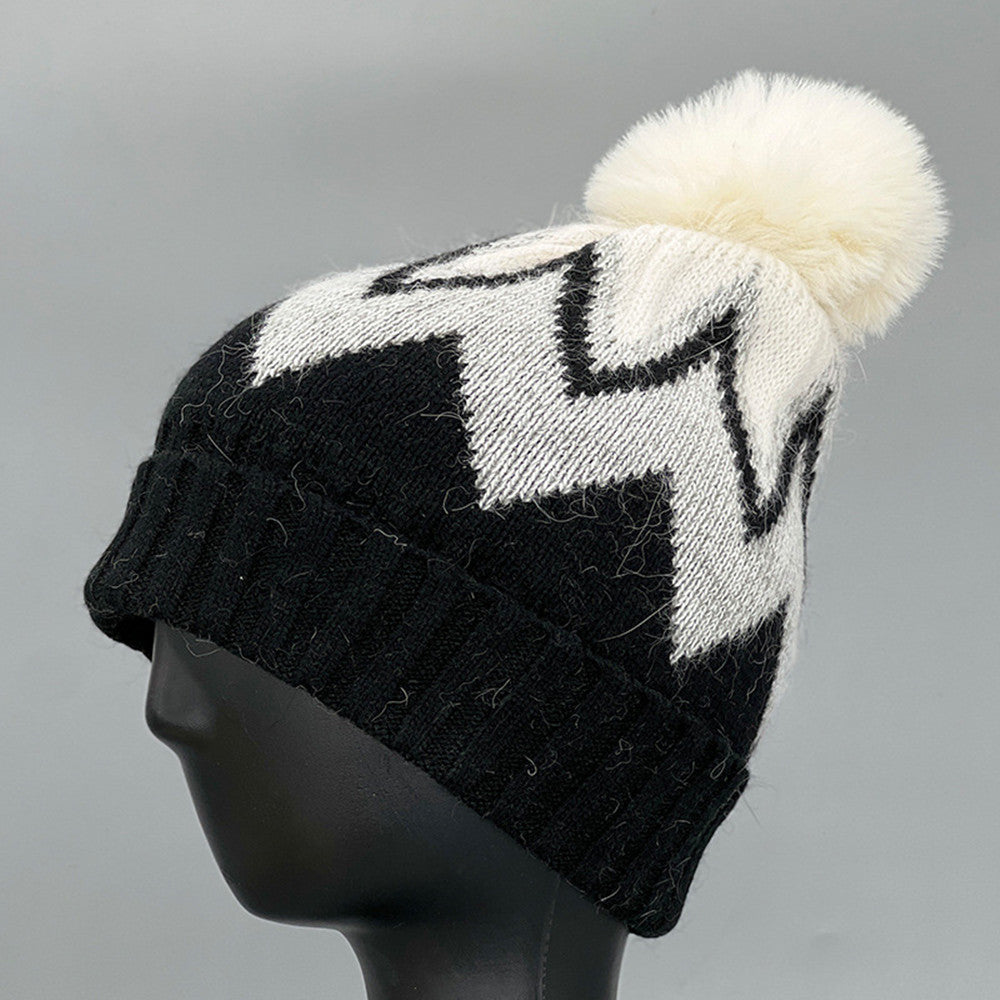Women's Warm Hat Retro Plaid Wool