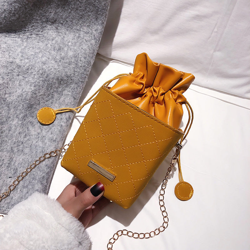 Western style shoulder bag texture messenger bag