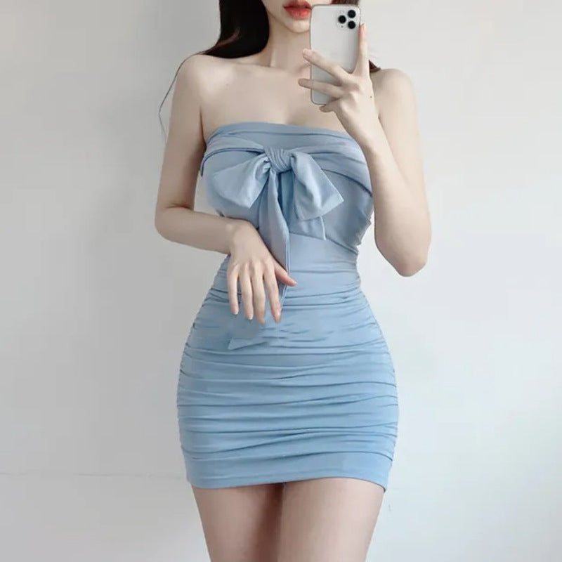 Pure And Seductive Backless Sleeveless Sheath Dress